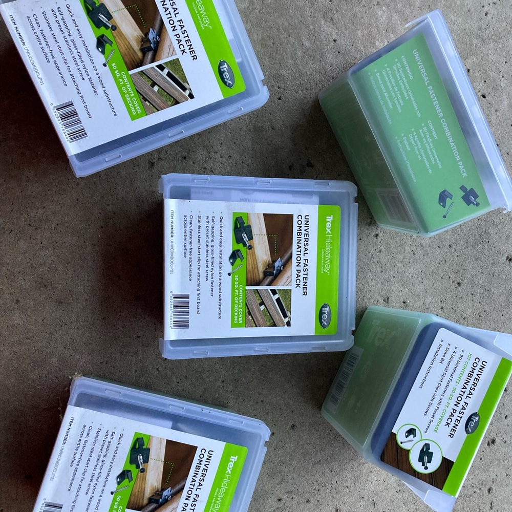Trex Universal fastener combination pack
